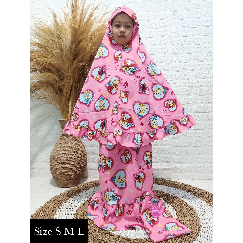 MUKENA ANAK KARAKTER MURAH MOTIF TERBARU BEST SELLER