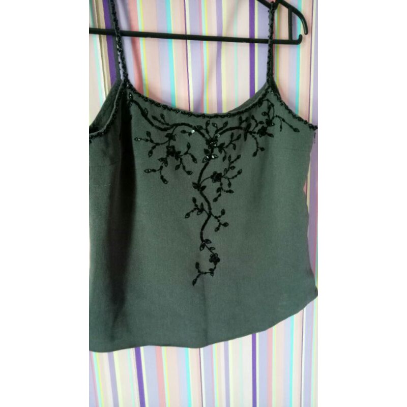 tanktop sexy crop wanita second