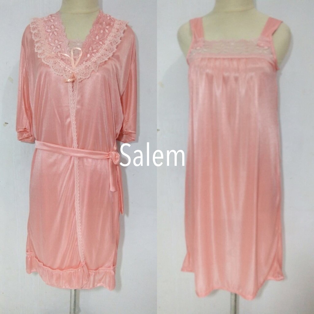 Baju tidur wanita dewasa sexy kimono lingerie daster