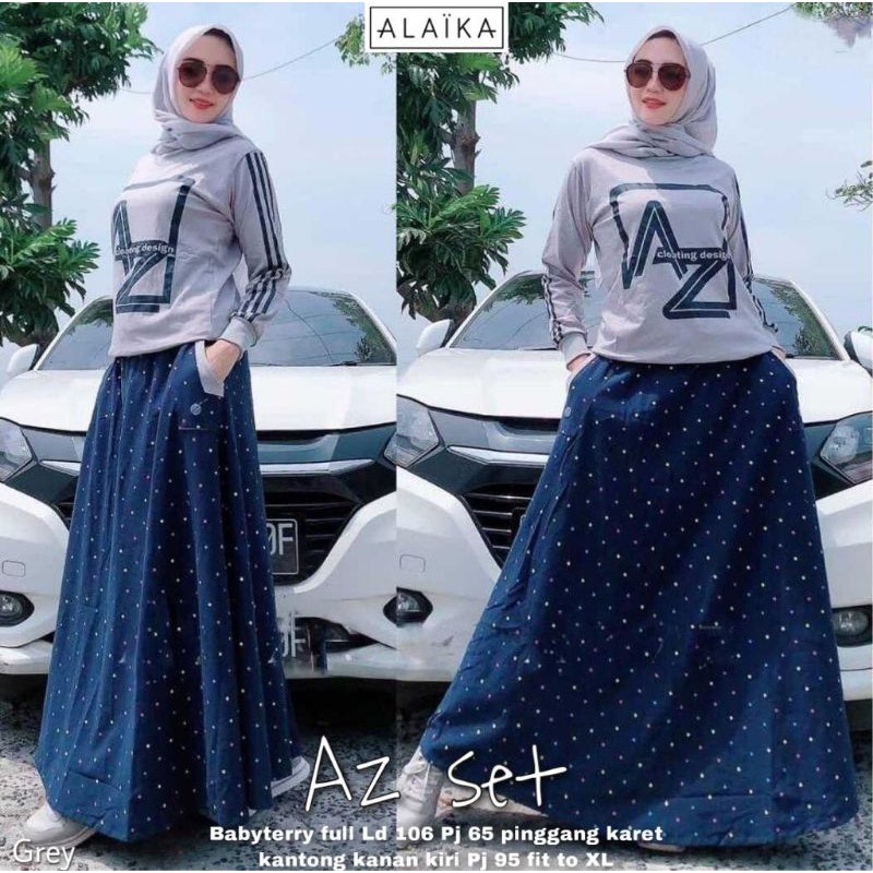 Setelan AZ Set Pakaian Wanita