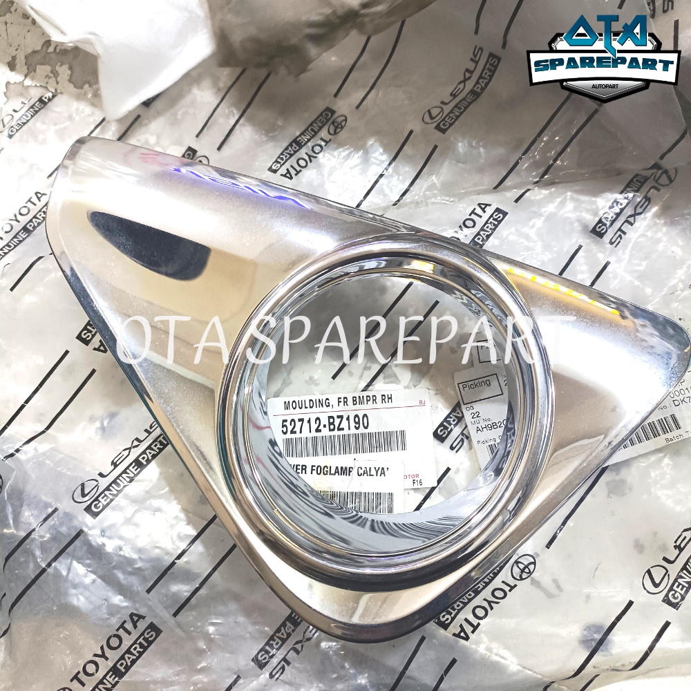 Cover Foglamp Toyota Calya Tahun 2016 -2018 Original