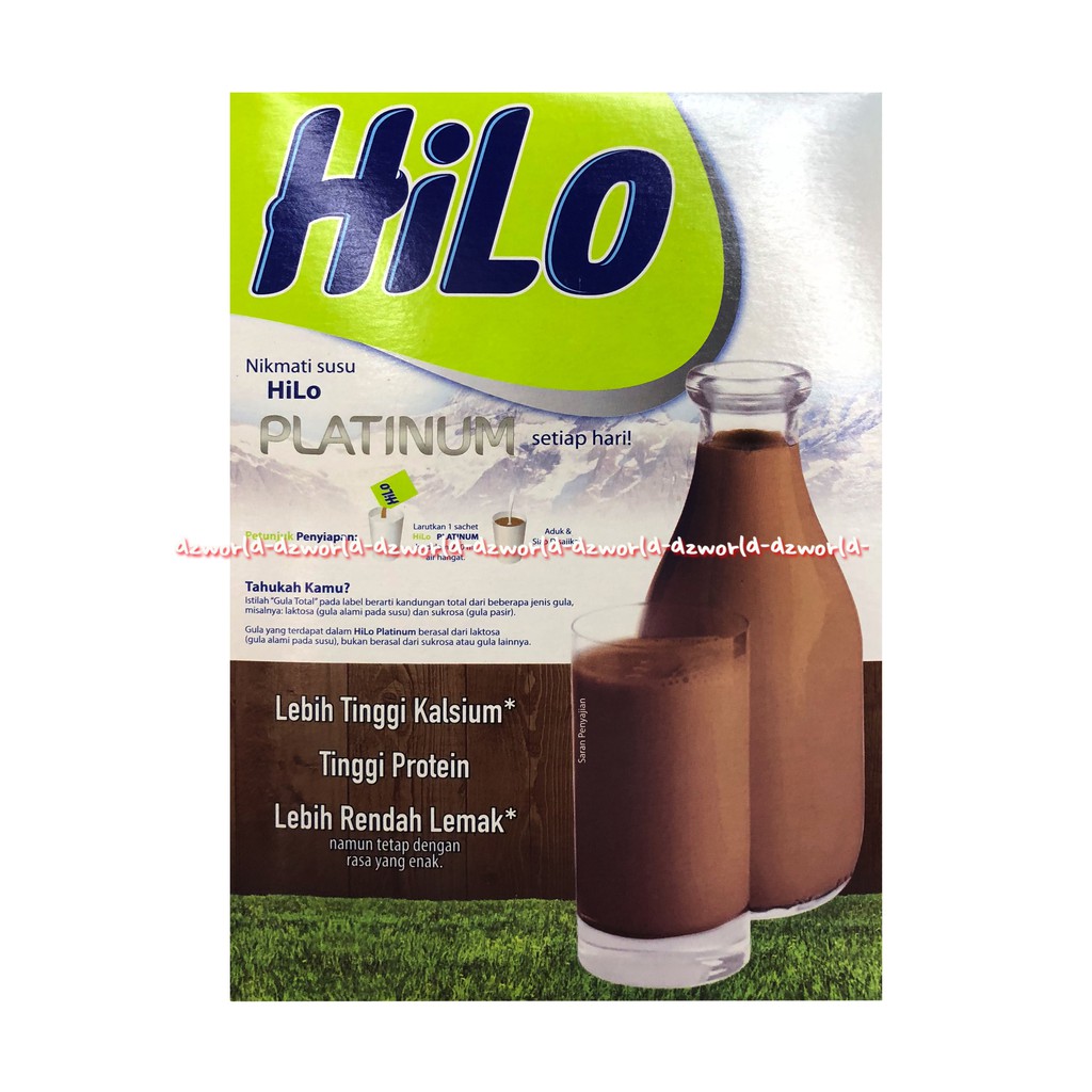 HILO Platinum Swiss Chocolate 420gr Coklat Susu Hilo Platinum Swis Chocolate Susu Tinggi Kalsium Hailo