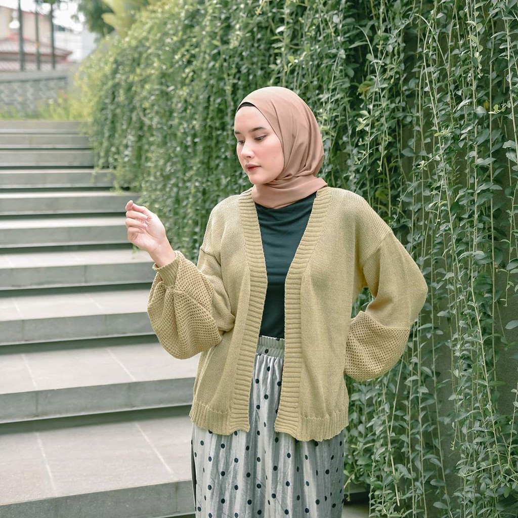 Nara Grosir - Cleo Cardy l l Knitewear l Outer Wanita