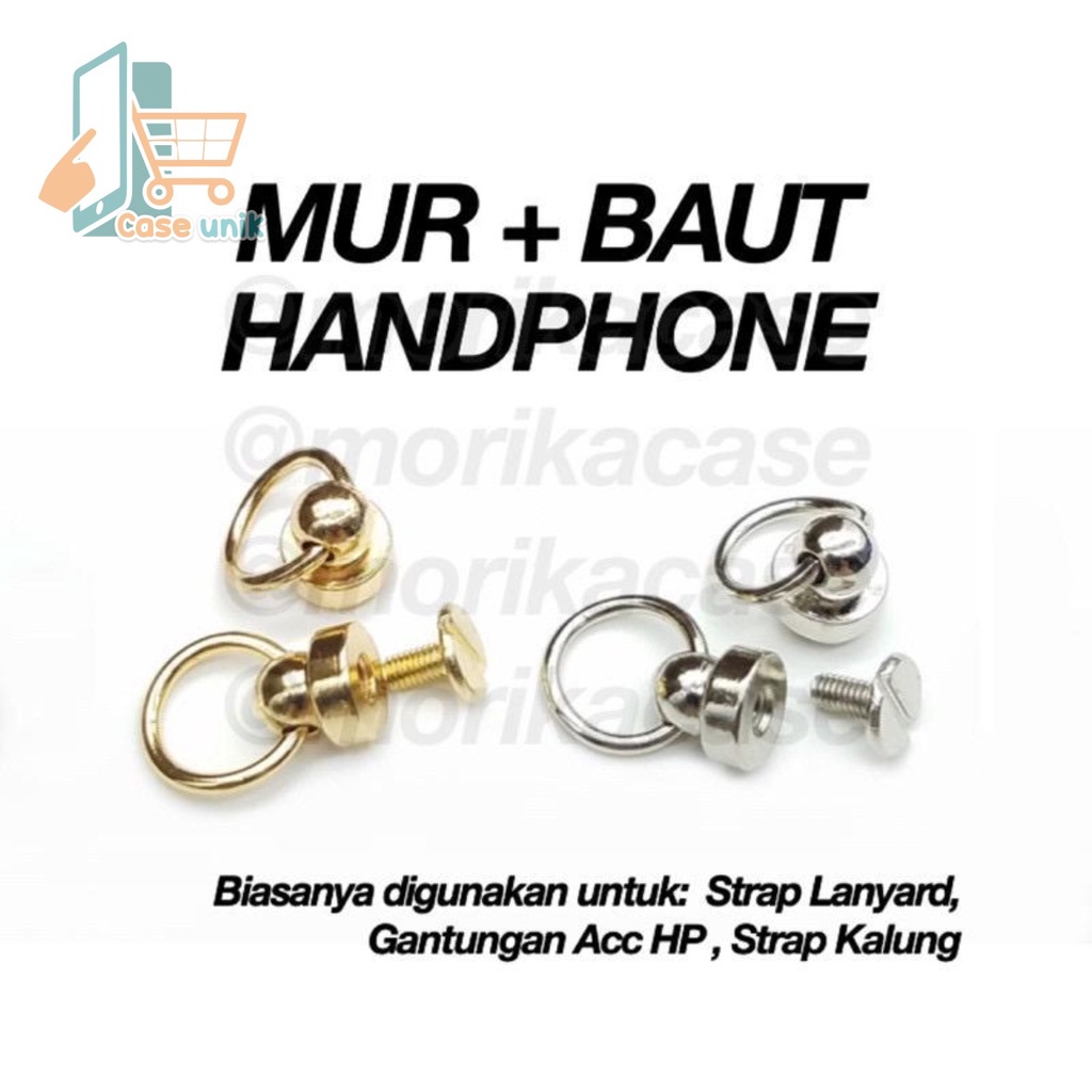 mur baut sekrup khusus sling slingcase lanyard pengait strap tali hp chain universal case CS3638