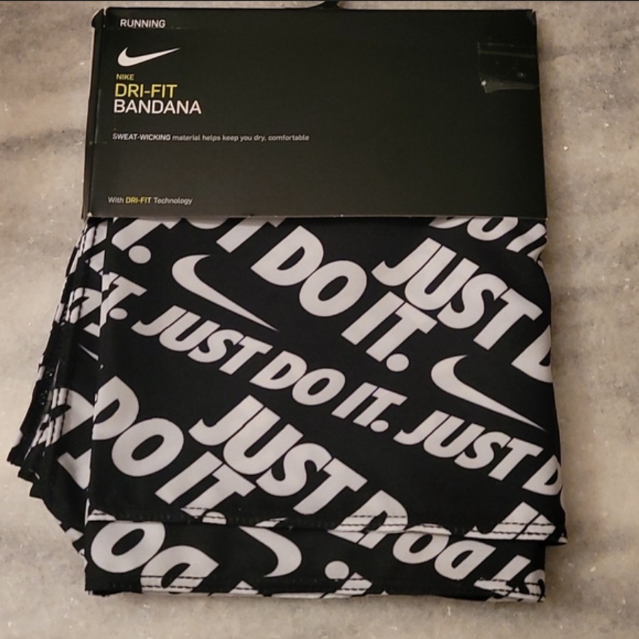 NIKE DRI-FIT Printed Graphic Bandana JUST DO IT JDI Unisex Original 100%