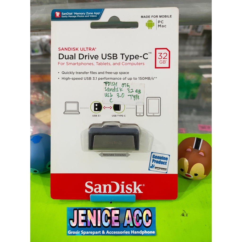 OTG FLASDISK SANDISK 32GB TYPE C