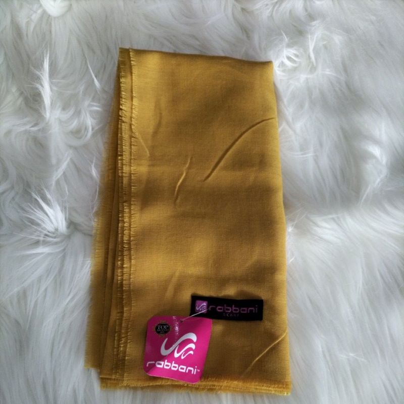 Kerudung Segiempat Rabbani Arabia-Kuning busuk440