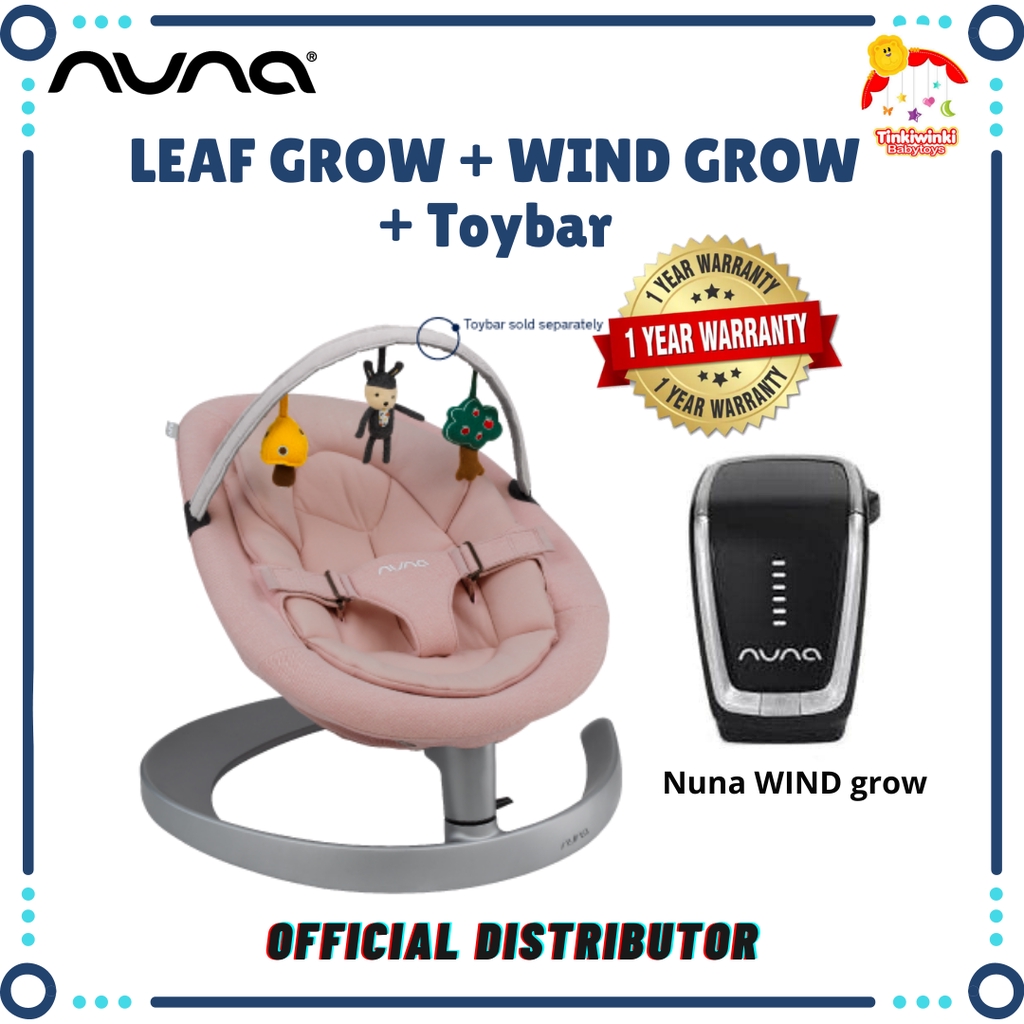 Nuna Leaf Grow + Wind Grow + Toybar Package