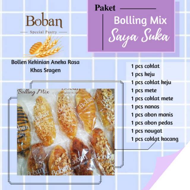 

Bollen Kering Mix (Bolling Mix) "Saya Suka" Boban Solo-Sragen