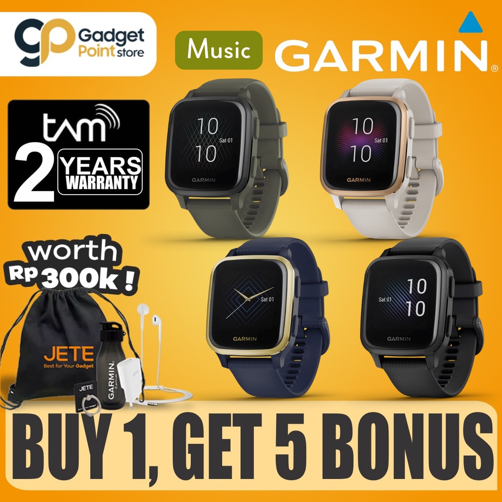 Smart Watch | SPort Watch Garmin Venu SQ Music - Garansi Resmi TAM 2 Tahun