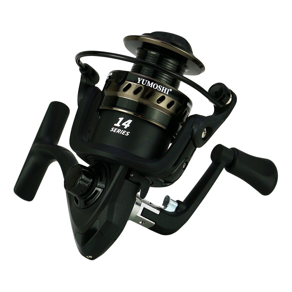 YUMOSHI LS4000 Reel Pancing Spinning Fishing Reel 14 Ball Bearing 5.2:1