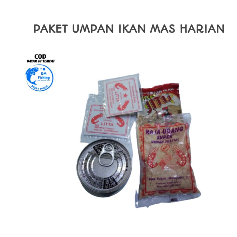 PAKET UMPAN IKAN MAS HARIAN