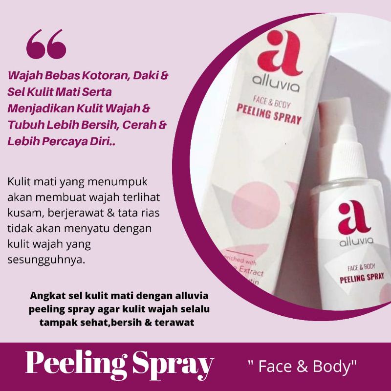 Peeling Spray Alluvia
