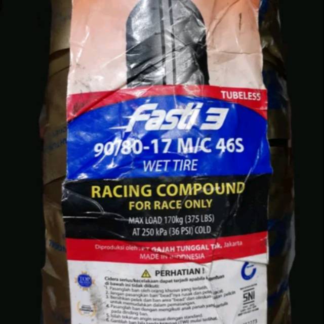 Ban Luar Tubeless 90 80 17 FASTI 3 IRC DOFT COMPOUND