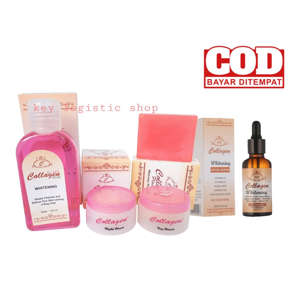 Paket Kumpit Cream Collagen (Cream Sabun Toner Serum)