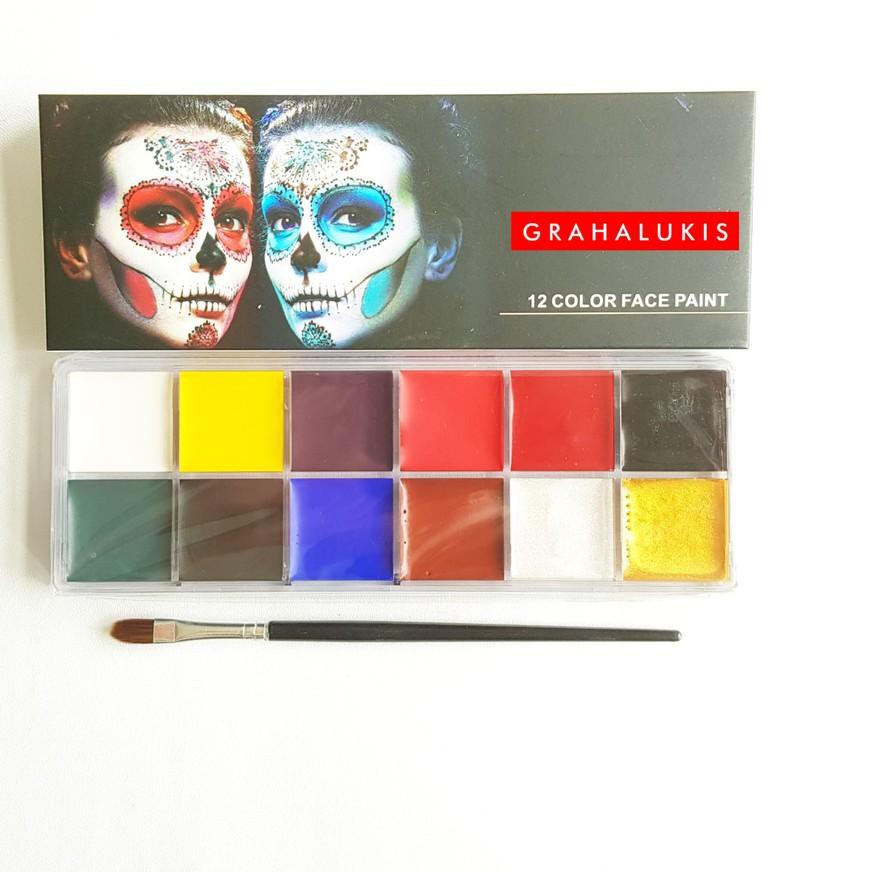 

ώώ JR048 ώώ Face Paint set 12 ώώώ