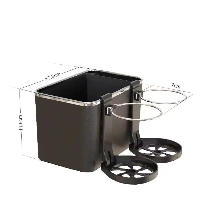 Tempat Tisu Serbaguna Storage Box Car Kotak Tissue Organizer Multi-function Water Cup Storage