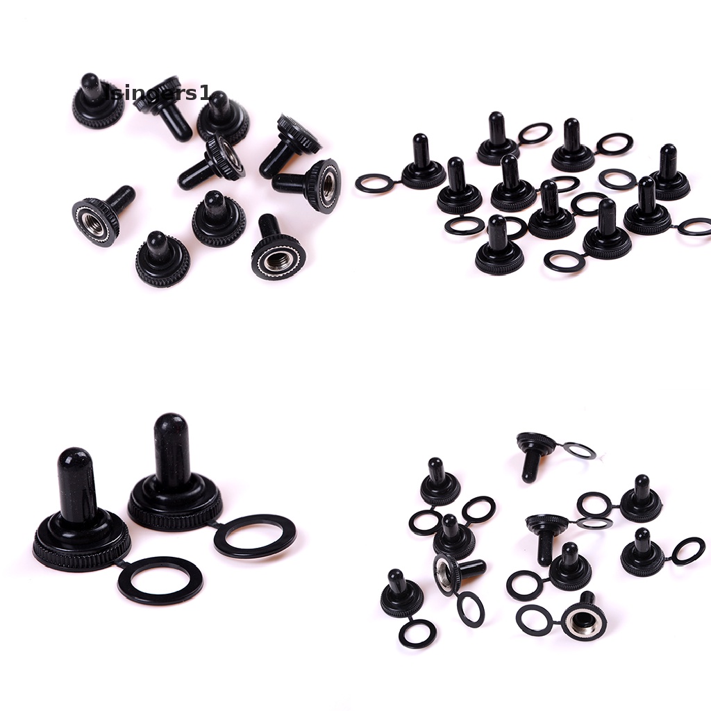 (lsingers1) 10pcs Toggle Switch Diameter 12mm Tahan Air Bahan Karet