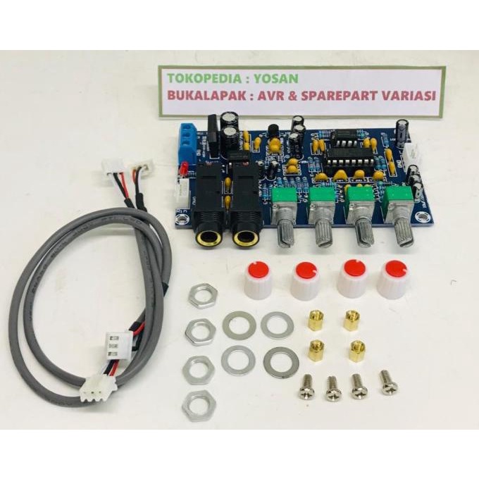 KIT ECHO MIC AUDIO REVERB XH-M173 PT2399 MICROPHONE