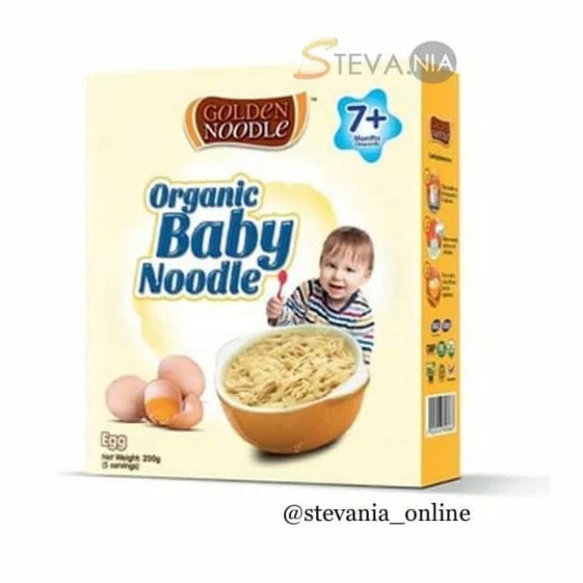 

GOLDEN NOODLE ORGANIC EGG BABY NOODLE 200GR