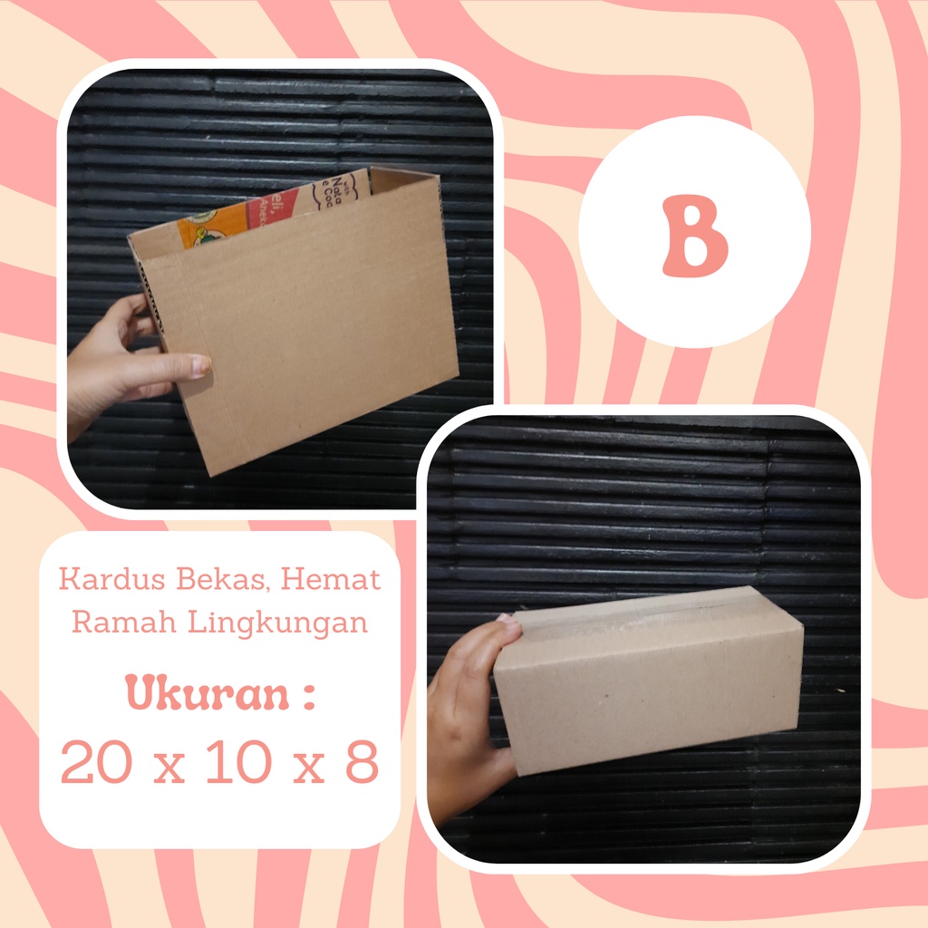 [TERMURAH] KARDUS PACKING ONLINE SHOP 20x10x8 - 15x8x8 - 22x10x12-2