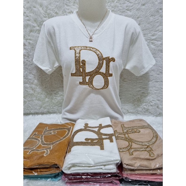 MG kaos wanita premium / Babyterry import / baju atasan wanita /BORDIR