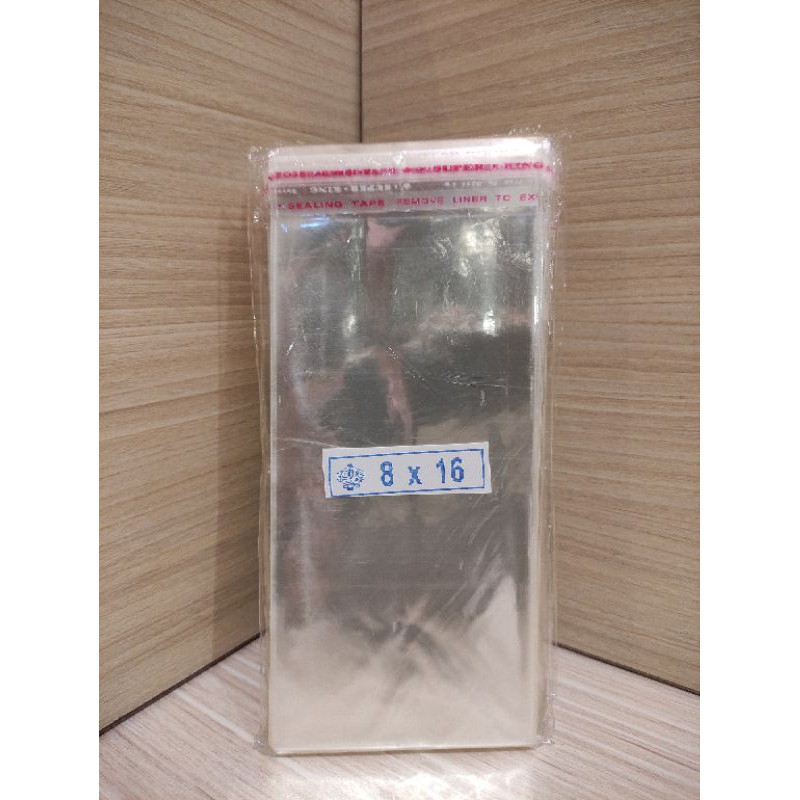 Plastik OPP ukuran 8x16