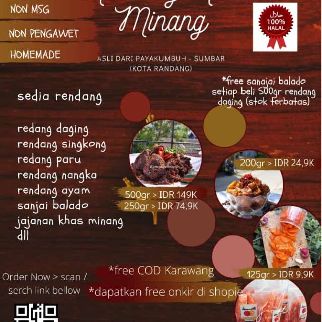 

Menu rendang mamanyo mila