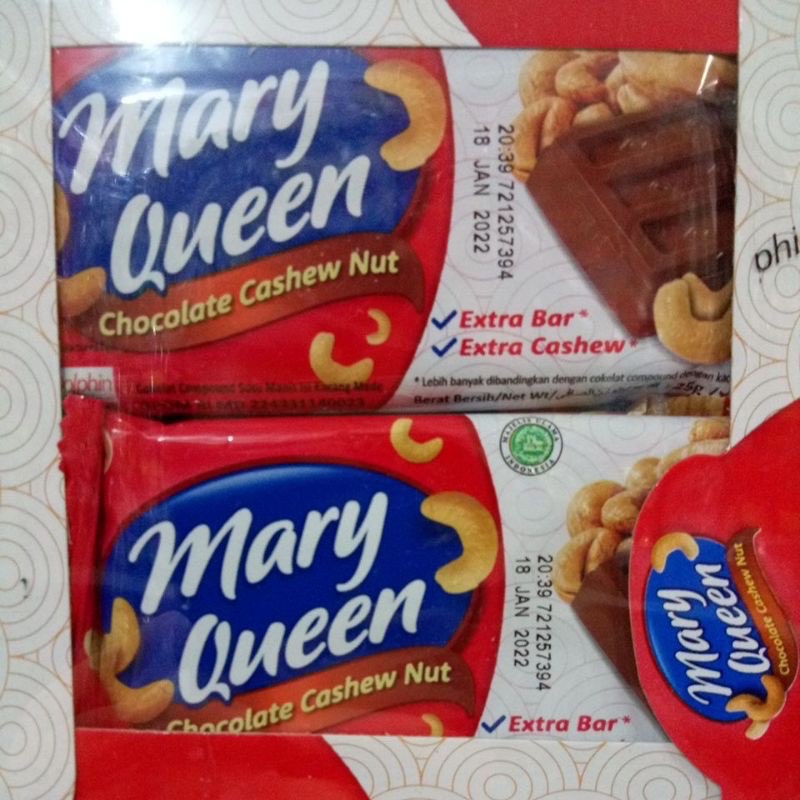 Mary Queen choc cashew nut 2x25gr