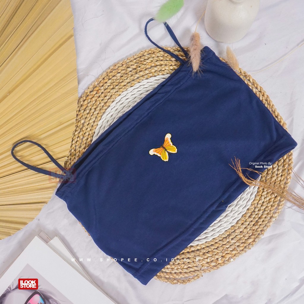 ilook | Tanktop Crop Debora - Bordir