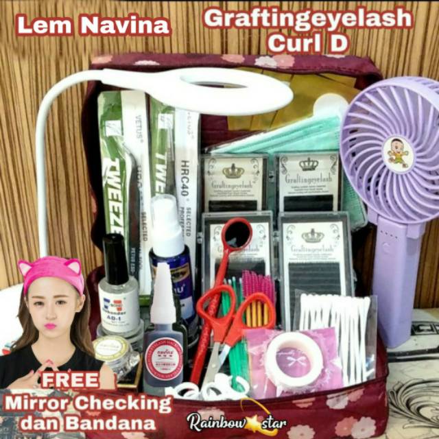 Paket Super Duper Eyelash Extension Grafting Curl D