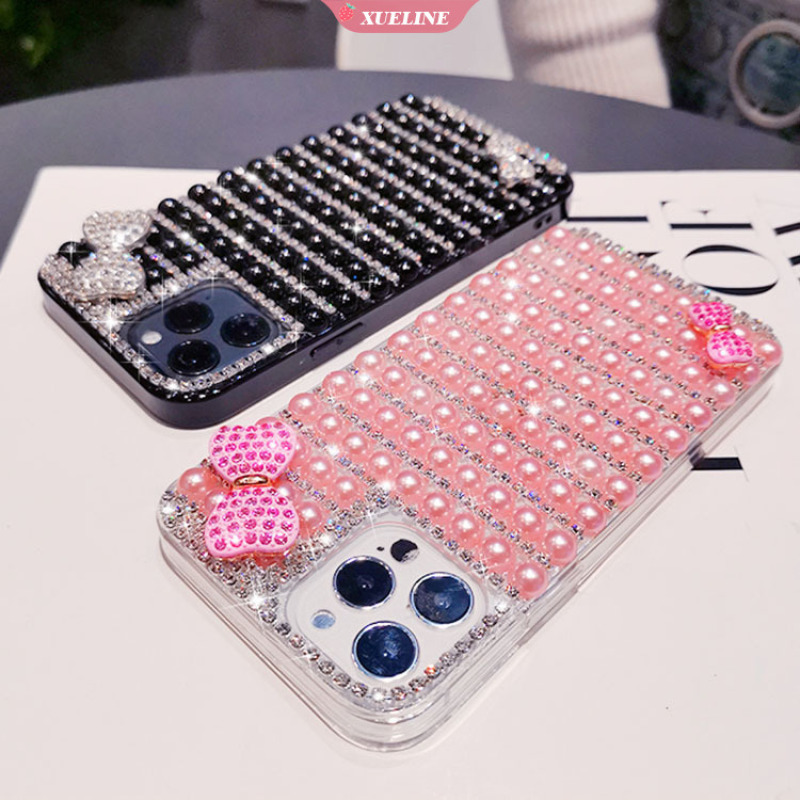 Iphone 12mini 12 Pro MAX 11 Pro Phone Case Luxury Pearl Phone Case Two-in-one Marble Pattern Soft Silicone Protective Cover Xueling