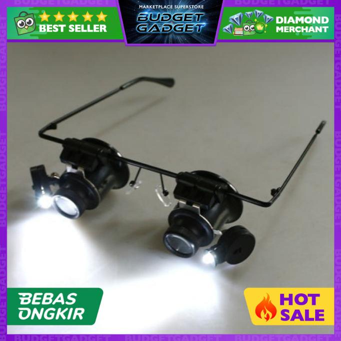 

Office & Stationery | Alat Tulis | Kaca Mata Pembesar Reparasi Jam Atau Perhiasan 20X Magnifier | Best Seller