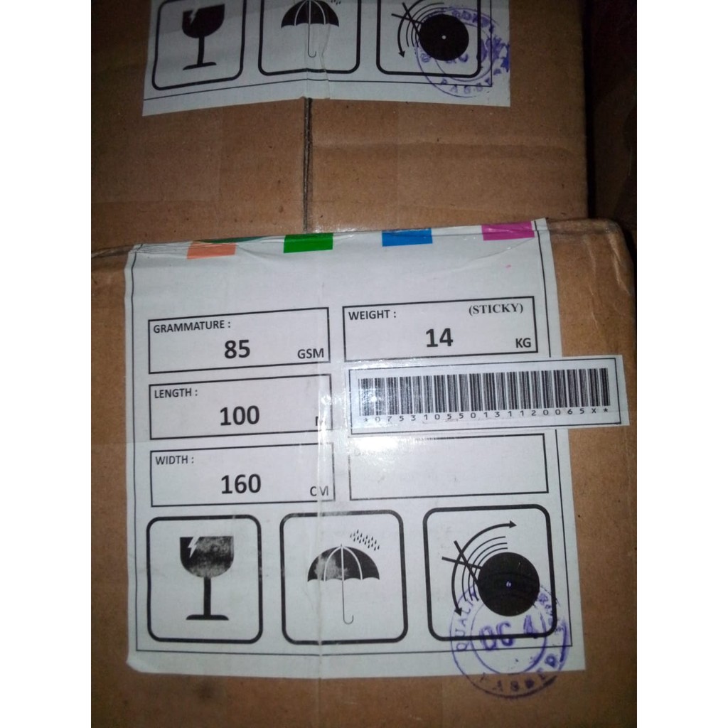 

Kertas Sublim Roll Transfer Image Paper lebar 160cm tebal 85gsm panjang 100m