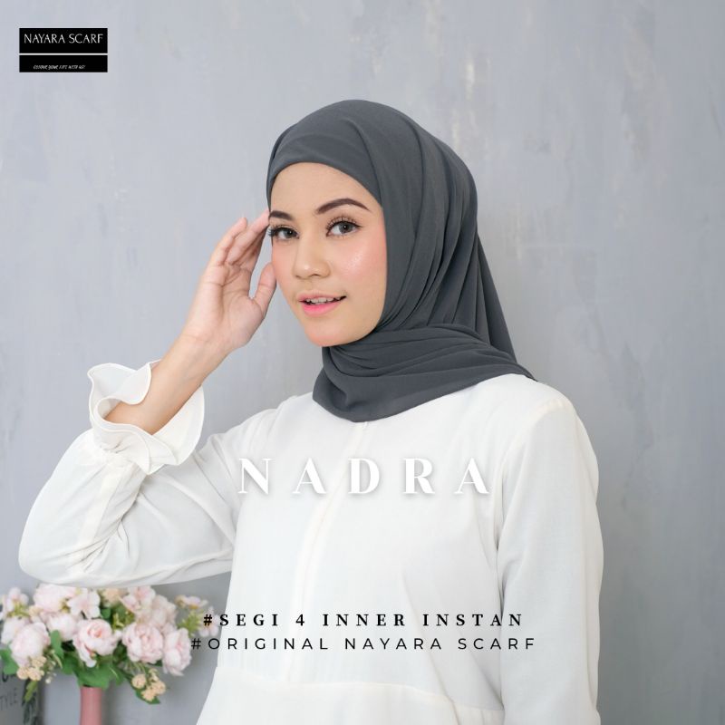 HIJAB SEGI EMPAT INSTAN PLUS INNER 2IN1 | SEGITIGA INSTAN INNER 2IN1 | CERUTY BABYDOLL ORIGINAL PREMIUM