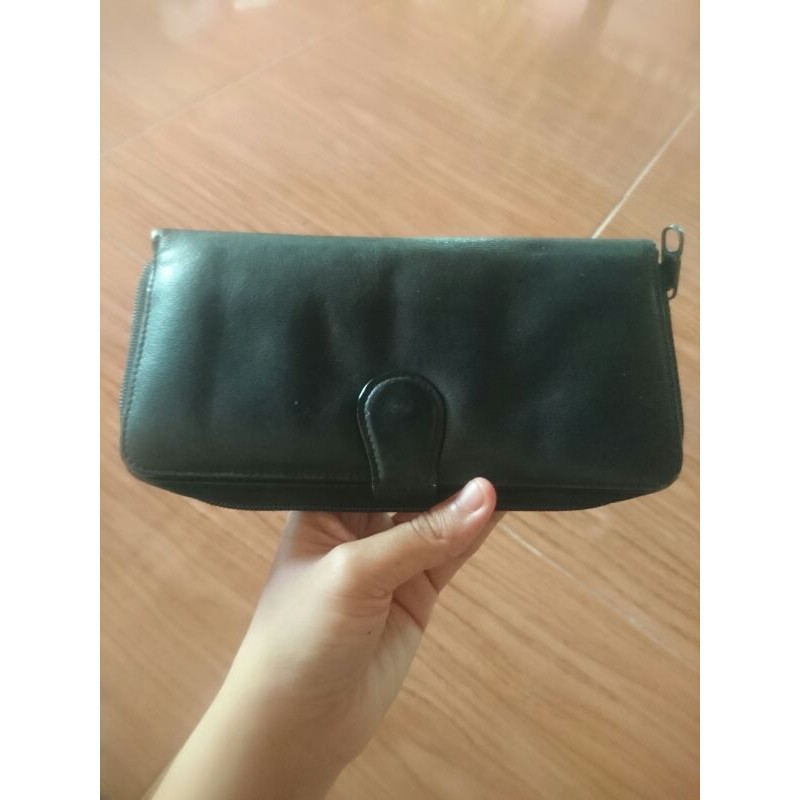 Dompet Panjang Wanita Hitam Polos