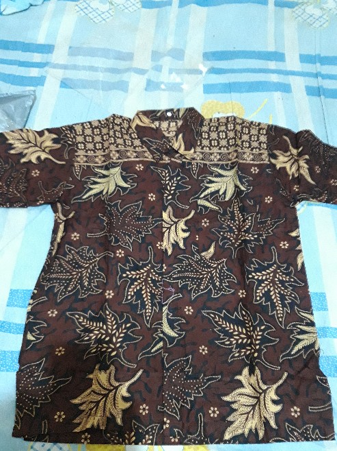 Size M L Xl Xxl Xxxl Bswart Batik Hrb026 Kenongo Hem Pendek Padi Pekalongan M L Xl Batik Pria Murahl