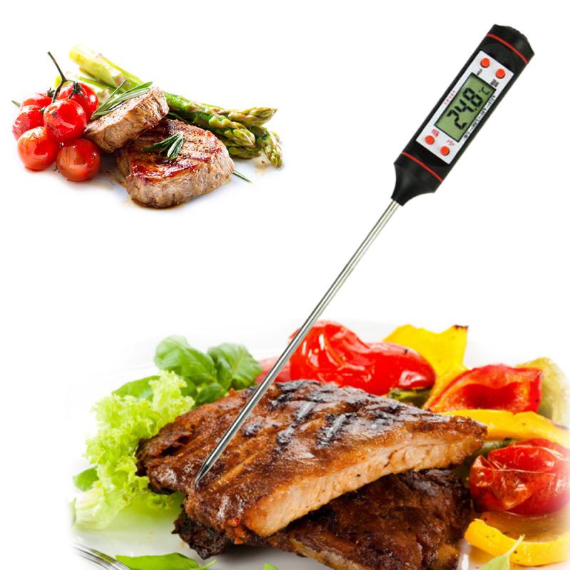 Termometer Digital Dengan Layar Lcd Untuk Memasak Bbq