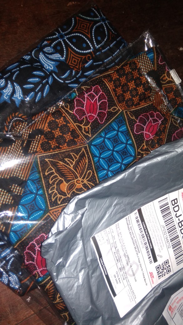 022 Zahira Batik Hrb026 Kenongo Hem Kemeja Batik Pria Lengan Pendek  Katun Primis Halus M L Xl