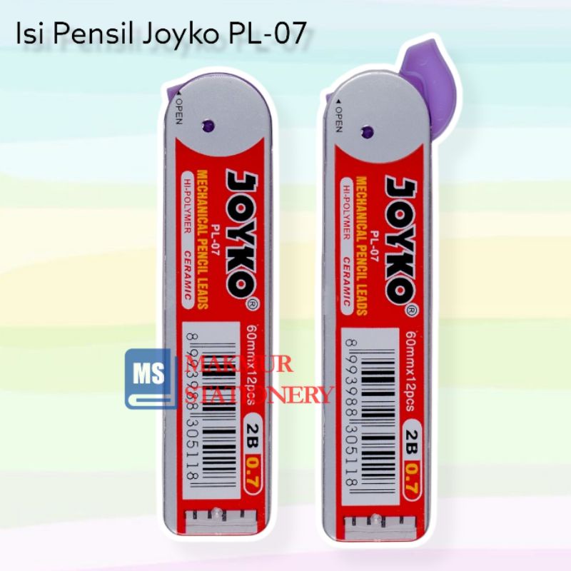 

Isi Pensil Mekanik Joyko PL-07 / 2B / 0.7mm