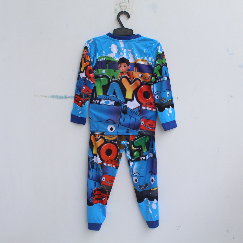 seteloan baju  anak evos free fire baju celana angel panjang anak size 2-12thn