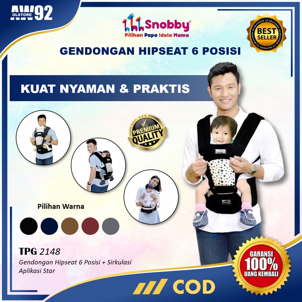 Gendongan Hipseat Depan Bayi Baby 3 Bulan Murah Perlengkapan Bayi Baru Lahir Aksesoris Bayi GB15
