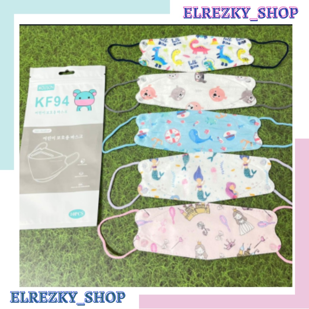 MASKER KIDS MOUSON KF94 MOTIF/10PCS - MOUSON KF94 KIDS MOTIF
