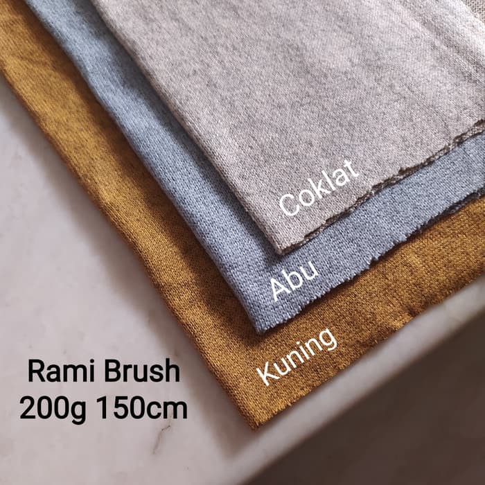 Jual Bahan Kain Rami Brush Gramasi 200 g Lebar 150 cm Indonesia|Shopee ...