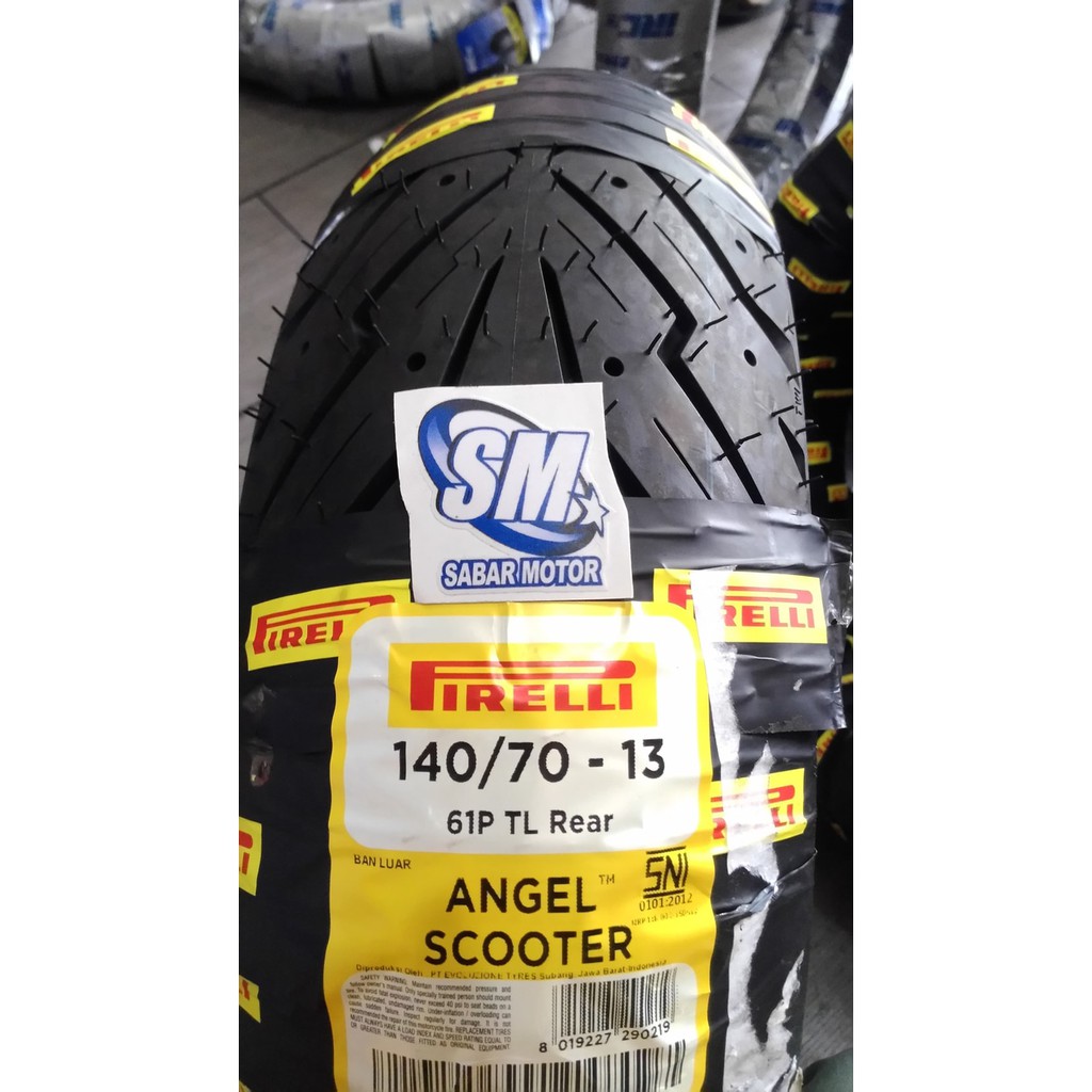 Ban Pirelli Angel Scooter 140/70-13 Ban Tubeless Belakang Yamaha NMAX