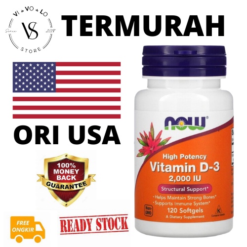 Now Vitamin D3 2000 IU