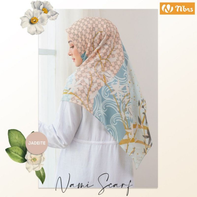 Scarf jilbab segiempat polos motif hijab square khimar syari ceruti babydoll khimar cantik