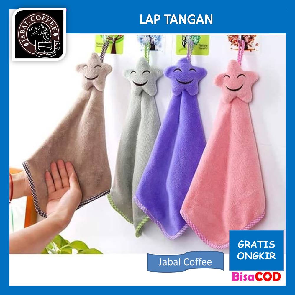 Lap Handuk Dapur / Lap Tangan Gantung Wastafel / Hand Towel Microfiber / Lap Tangan Warna