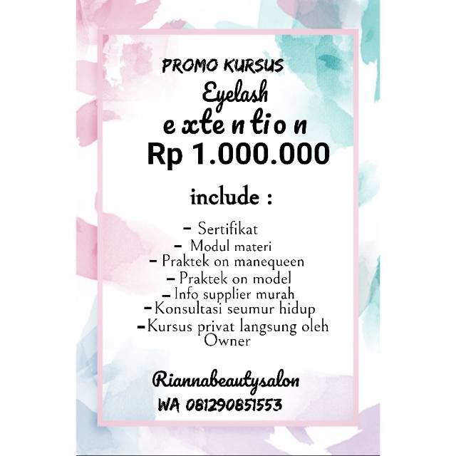 Kursus eyelash extention