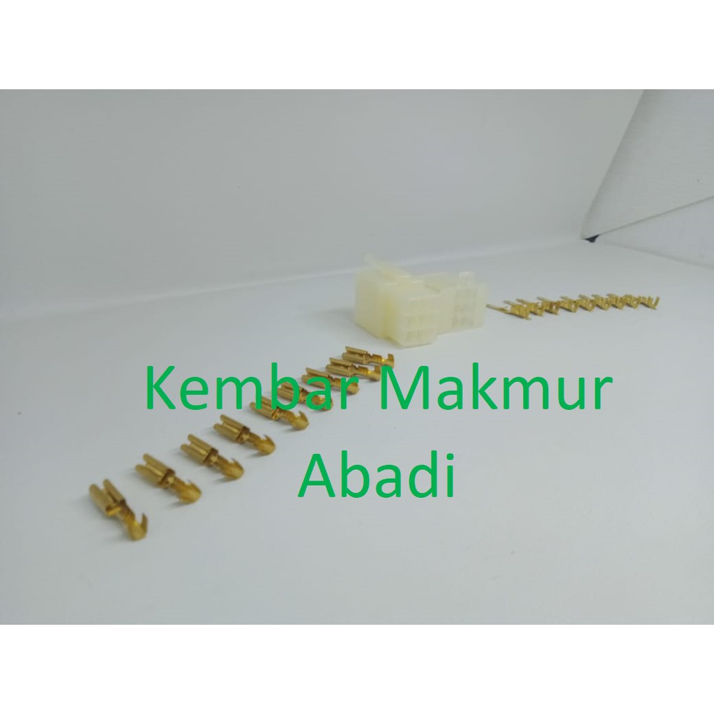 Socket 9 Pin Kecil+Skun / Soket Motor / Konektor Motor/ Connector Kabel / Socket Kabel Motor 9 Pin